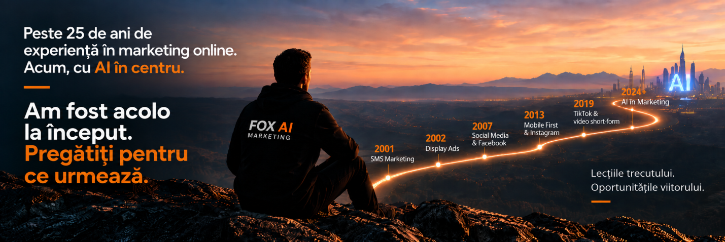 Evoluția marketingului Fox AI Marketing din 2001 până în era AI
